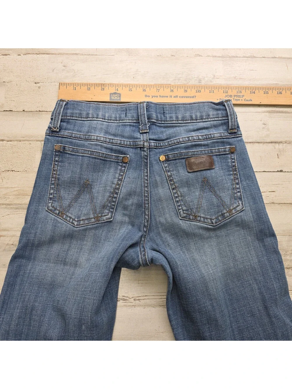 Boys Wrangler Retro Relaxed Straight Slim Fit Jeans Sz 14 Adjustable Waist Youth
